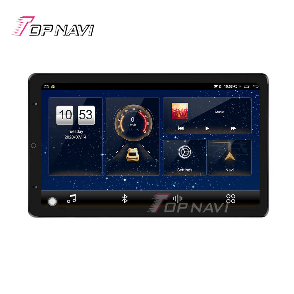 4+64G Double Din Car Stereo Radio Player Android GPS Touch Screen Navigation BT