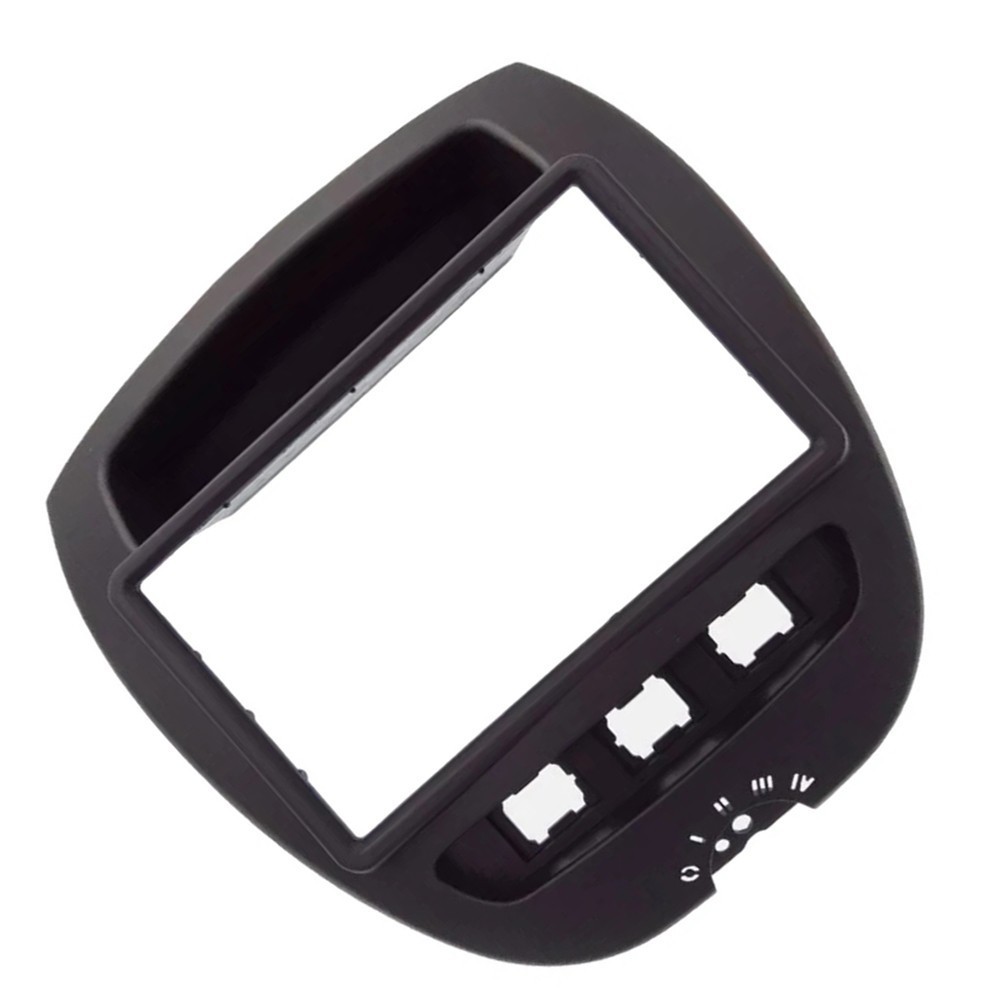 Car Panel 2 Din Radio for fascia Plastic+Metal Front Dashboard Mount