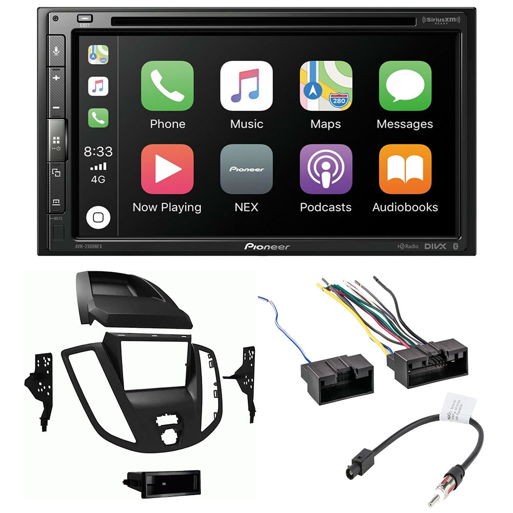 Pioneer Apple CarPlay Stereo Radio Dash install kit for Ford Transit 2015-2018