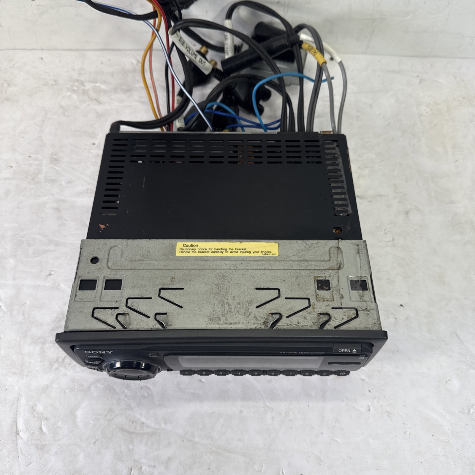 (FOR PARTS) SONY XR-C900 FM/AM Cassette Old School Copper Chassis Head Unit