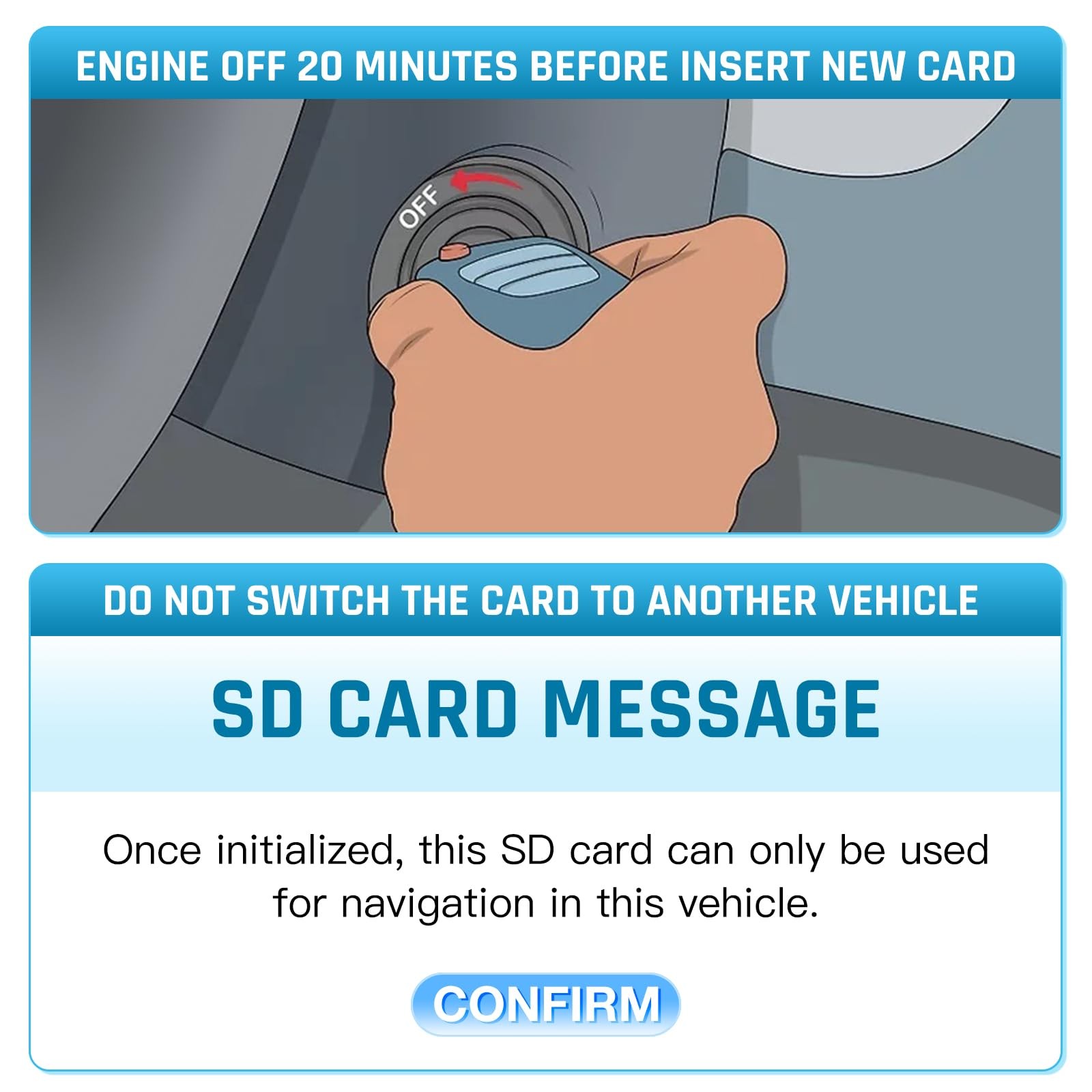 2025 Navigation SD Card Update 86271 0E077 Compatible with Toyota Black