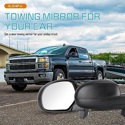 Towing Mirrors Rear View Mirrors fit for 2007 2008 2009 2010 2011 2012 2013