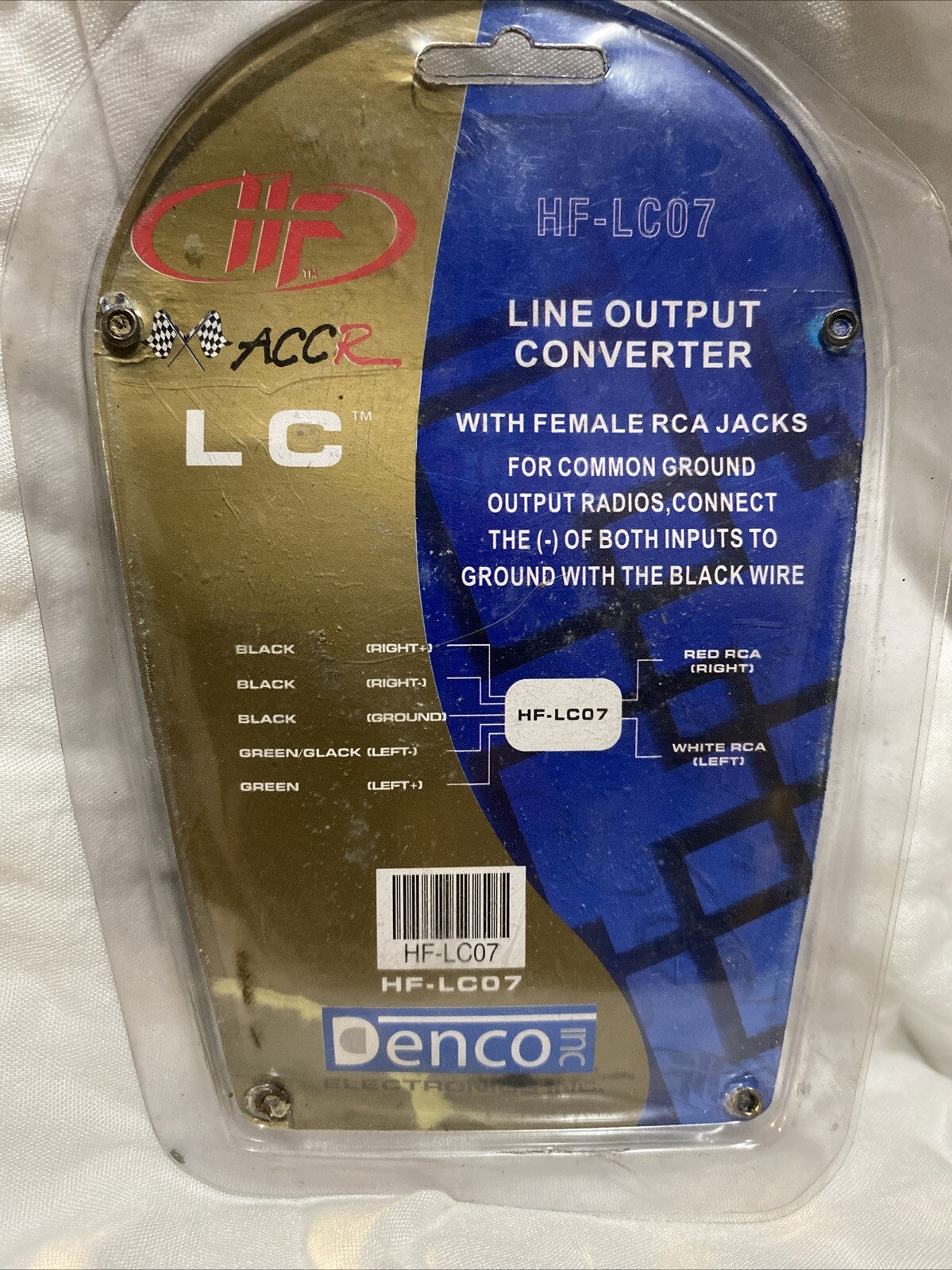 Speaker to 2 RCA Line Output Converter In Out High Low fD