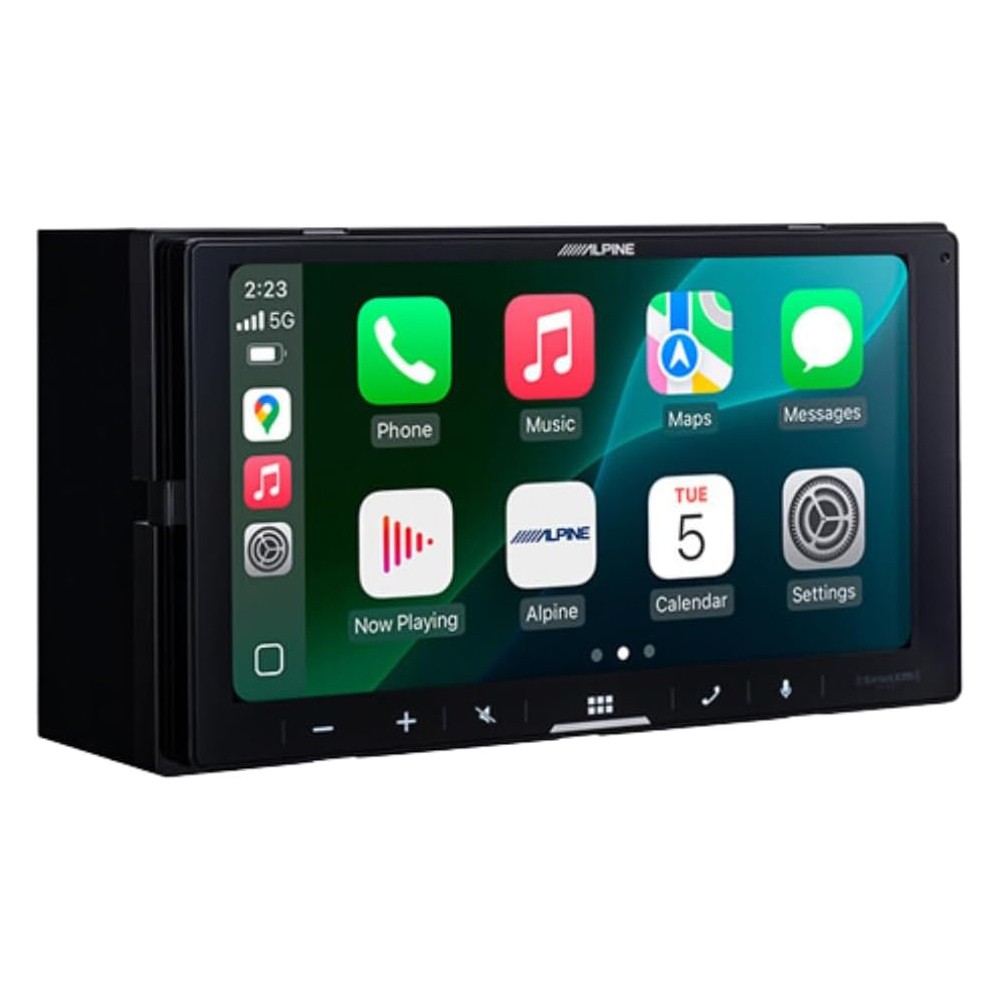 Alpine ILX-W770M Digital Multimedia Receiver + 4 Channel Car Amplifier