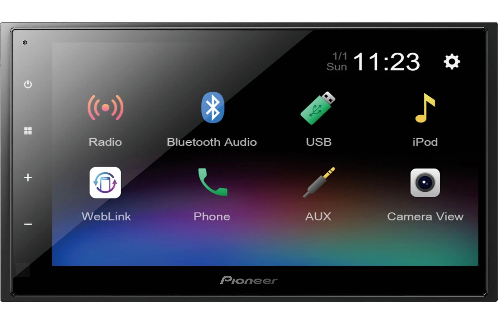 PIONEER DMH-341EX 6.8″ TOUCHSCREEN BLUETOOTH DIGITAL MEDIA RECEIVER w/Remote