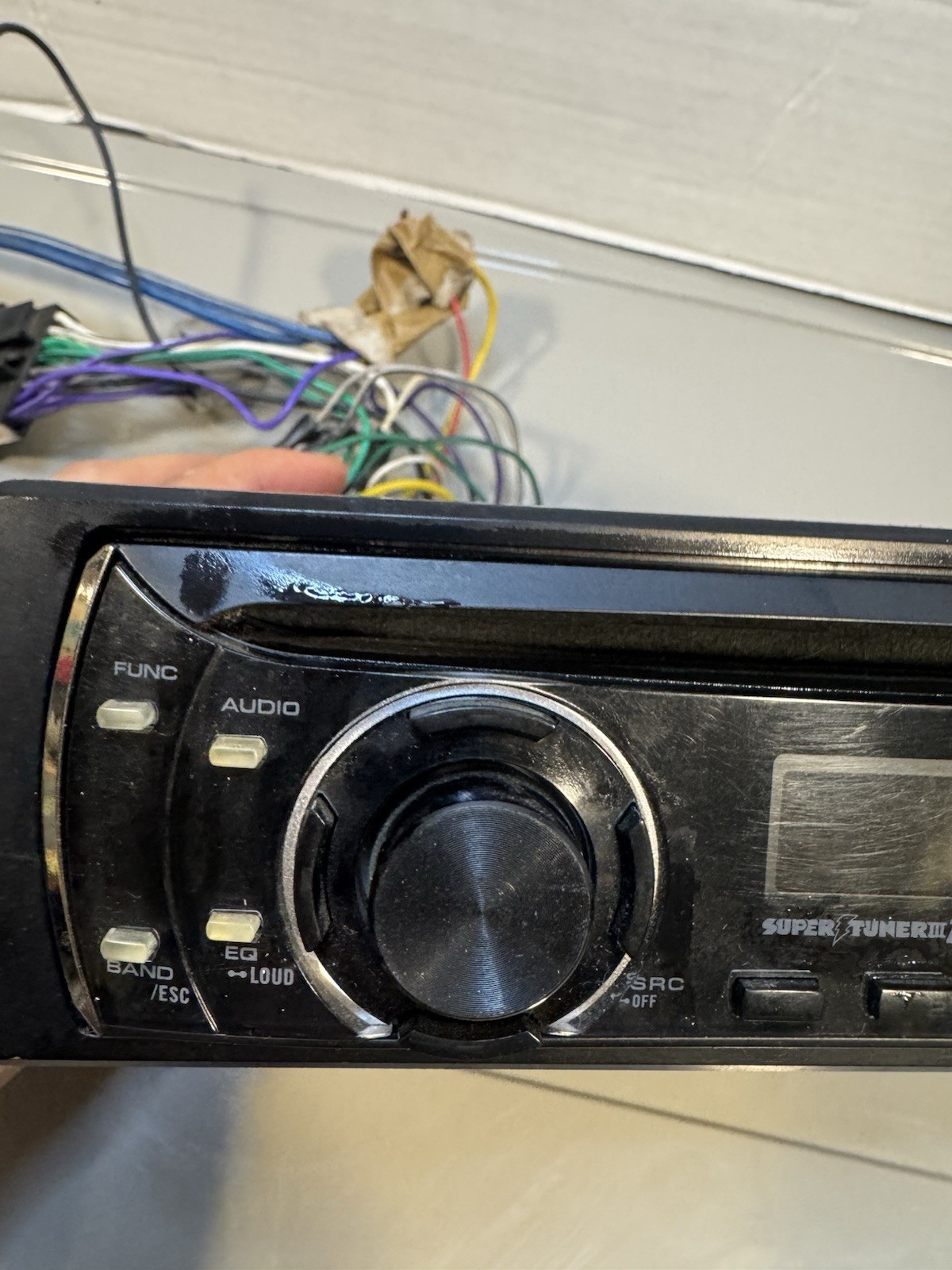 Untested Pioneer DEH-1100 CD Player In Dash Receiver