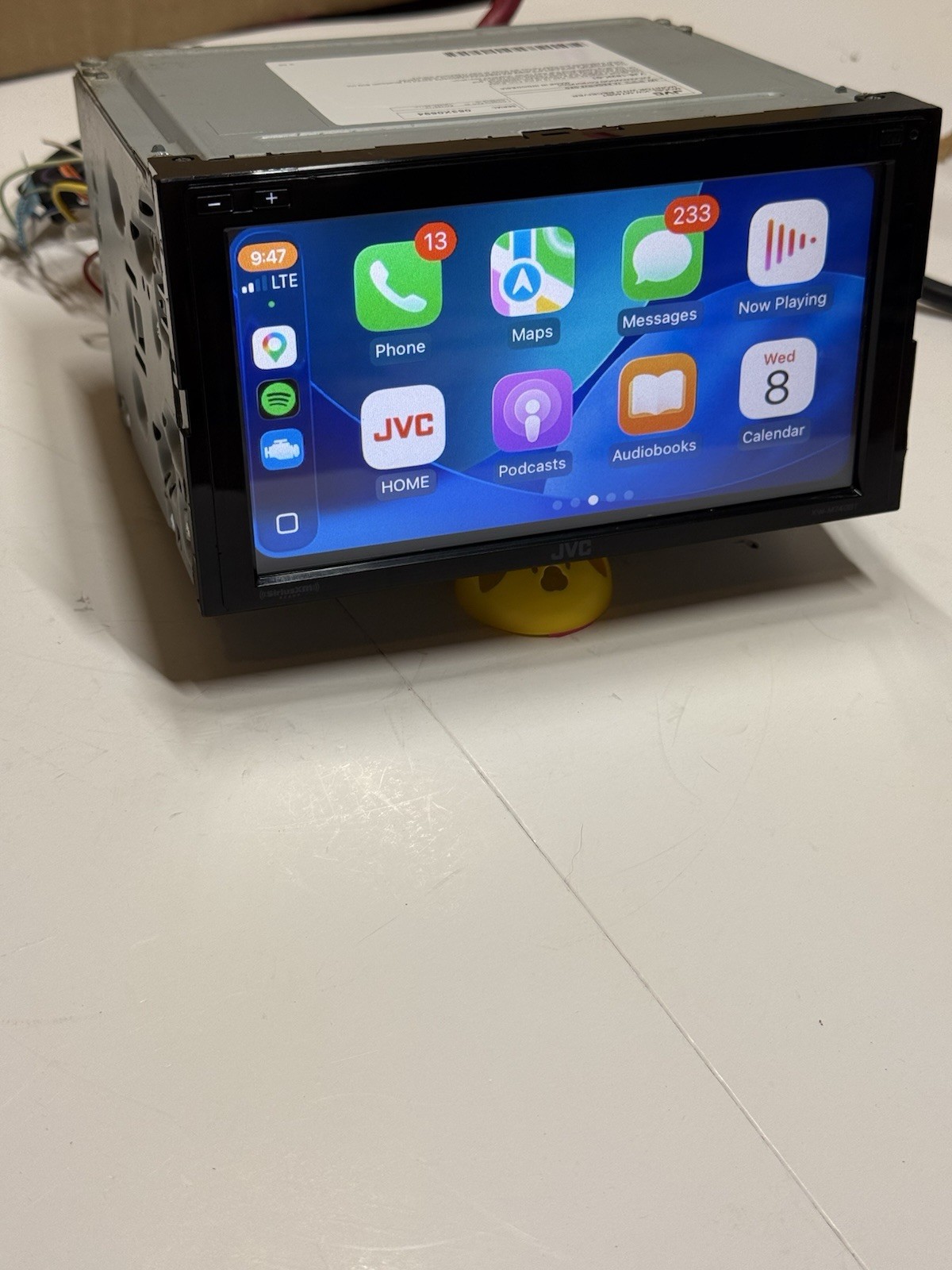 JVC KW-M740BT TESTED Car Multimedia Reciver Apple Carplay Android Auto (NO CD)