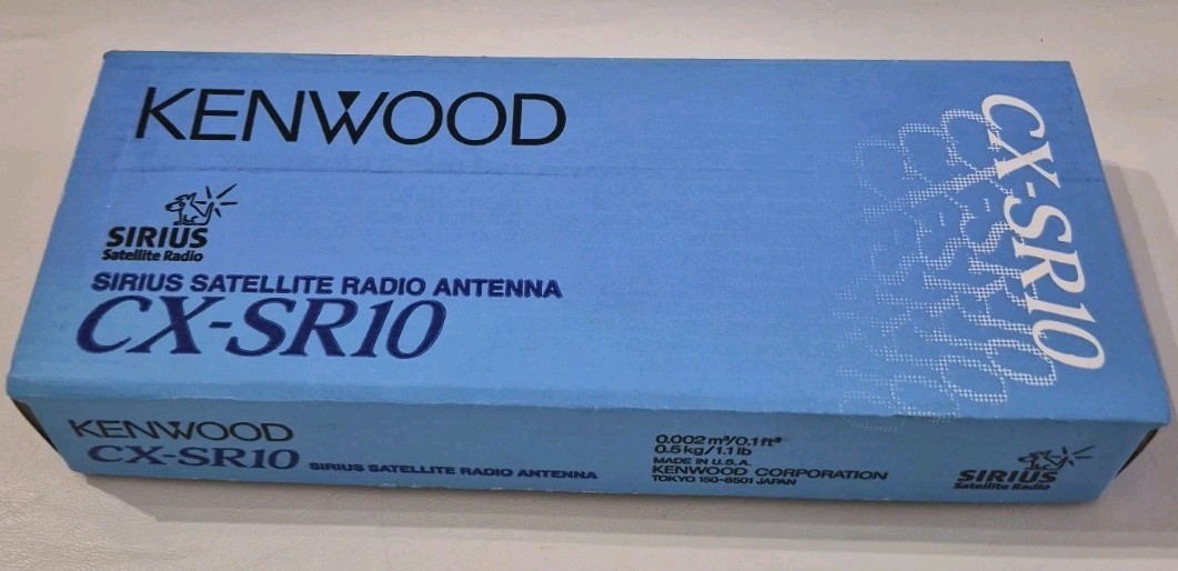 Kenwood CX-SR10 Sirius Satellite Radio Antenna Made In USA New In Box