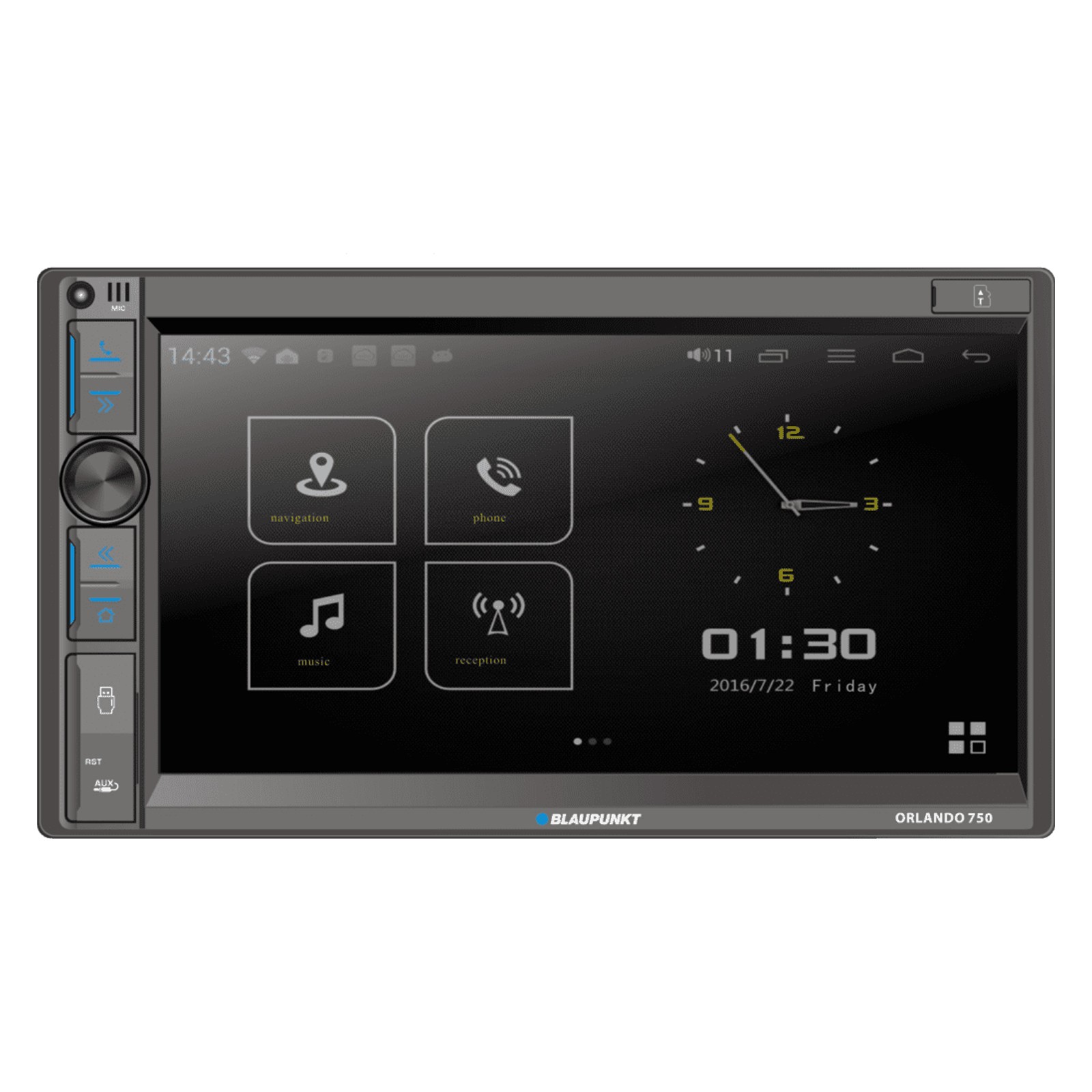Blaupunkt ORLANDO650 6″ Touchscreen DVD/CD Receiver, 2x 6×8″ 60W Speakers, Wire