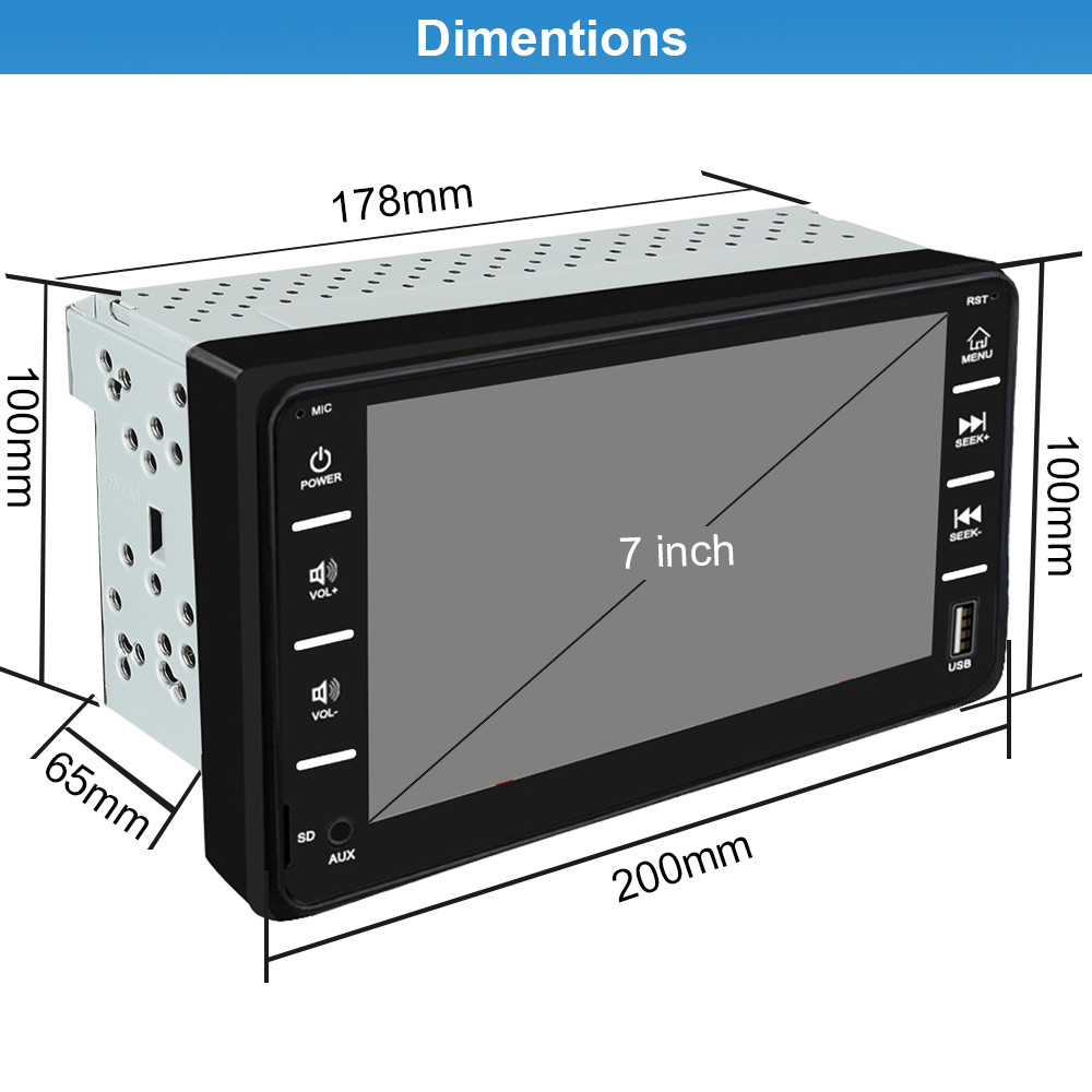 For Ford Focus 2012-2018 Android 12 CarPlay 9.7″ Radio Stereo Car GPS Navi WiFi
