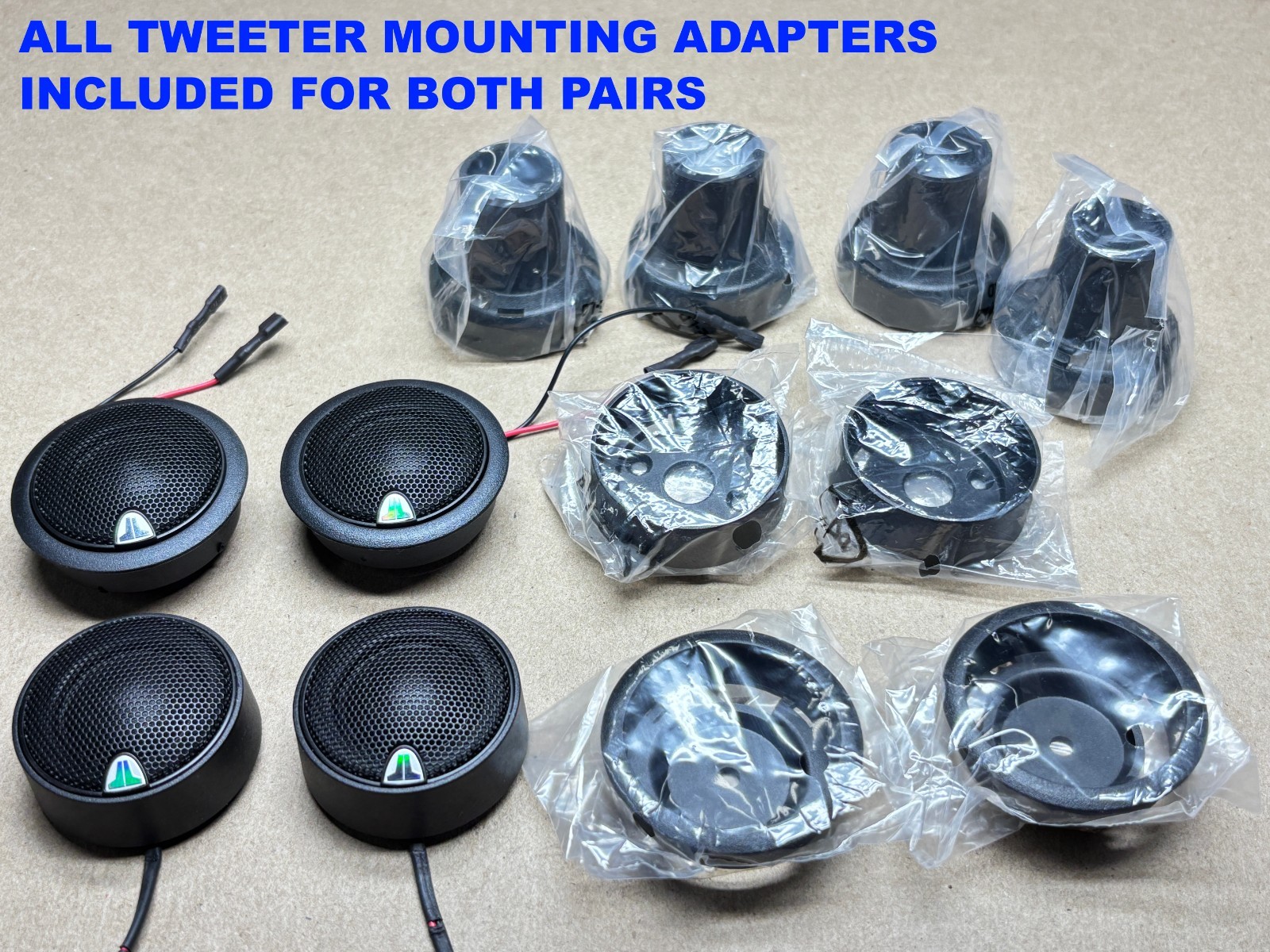 JL AUDIO EVOLUTION C3-650 6.5 MID-RANGE WOOFERS + TWEETERS …. NICE SEE INFO!