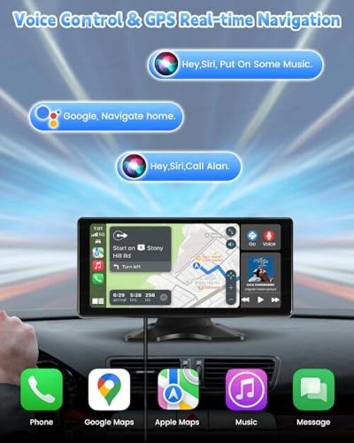 RV Camera System with Carplay & Android Auto, 10.36″ Touch Screen 10.36in