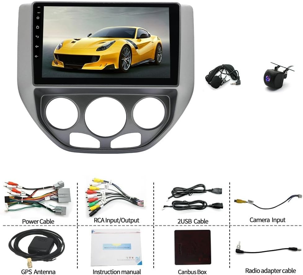 1280*800 Car Stereo Radio for Ford Focus 2005-2007 Carplay Screen Android Auto