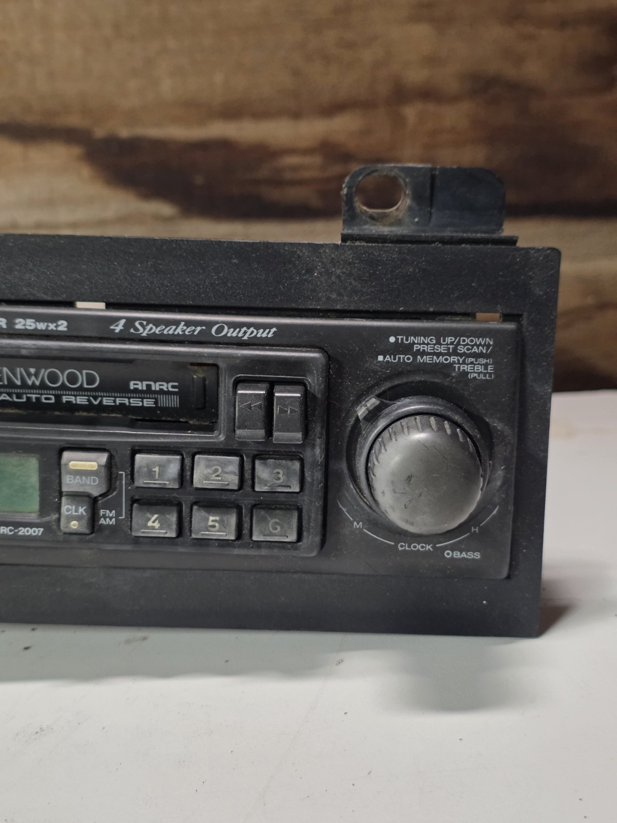 Vintage Kenwood KRC-2007 Indash AM/FM Cassette Receiver
