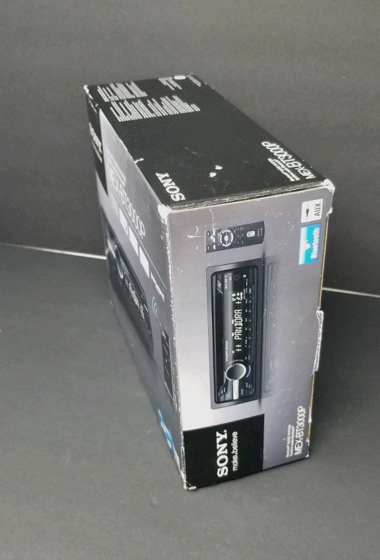 Sony MEX-BT3000P Bluetooth Audio System Car CD Player Black SiriusXM Ready NIB