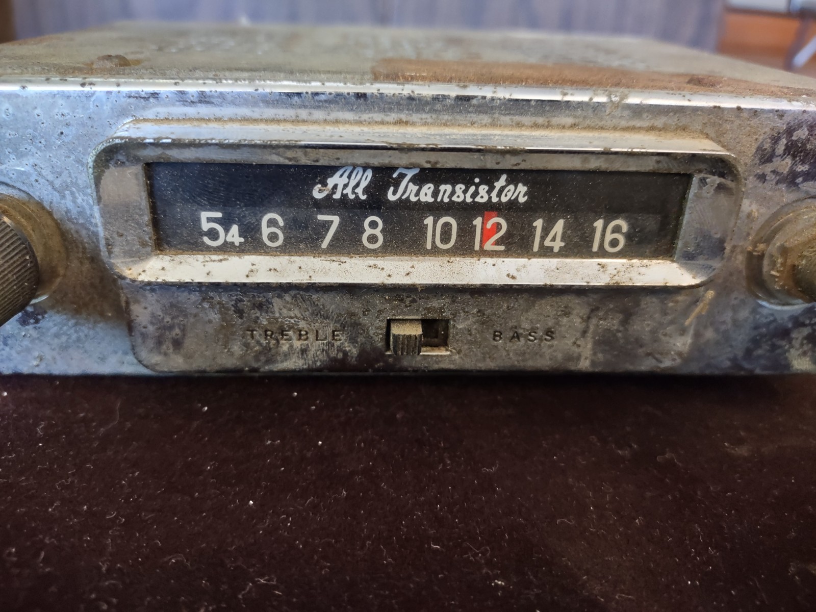 Vintage 1960’s Ford All Transistor AM Radio Untested 6V/12V 100007-009 207 Japan