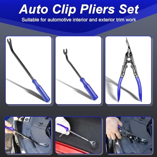 238Pcs Trim Removal Tool,Fastener Remover Blue-238pcs Trim Removal Tools