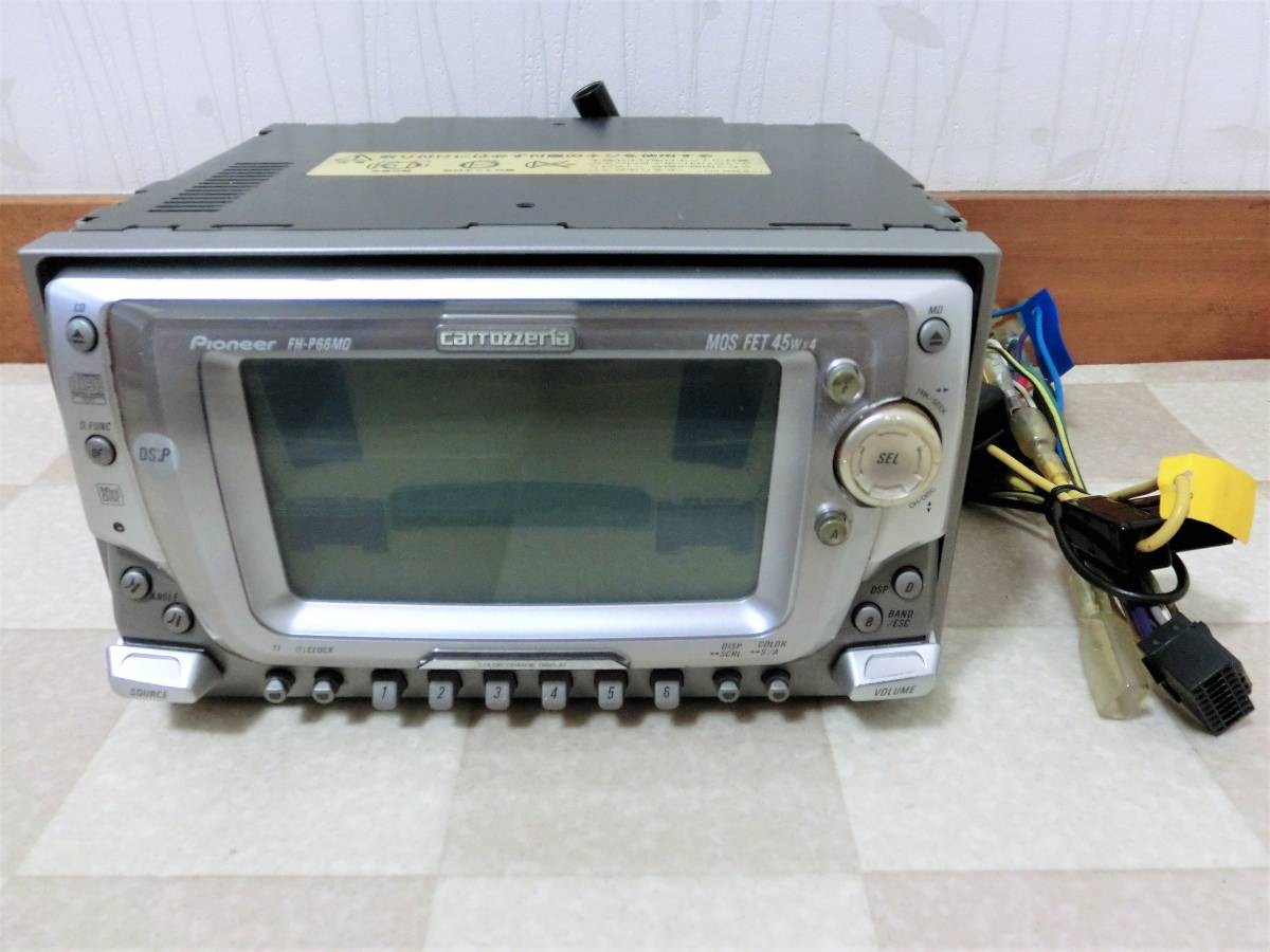 Pioneer Carrozzeria FH-P66MD 2DIN MD/CD Tuner DSP Main Unit Car Audio Japan
