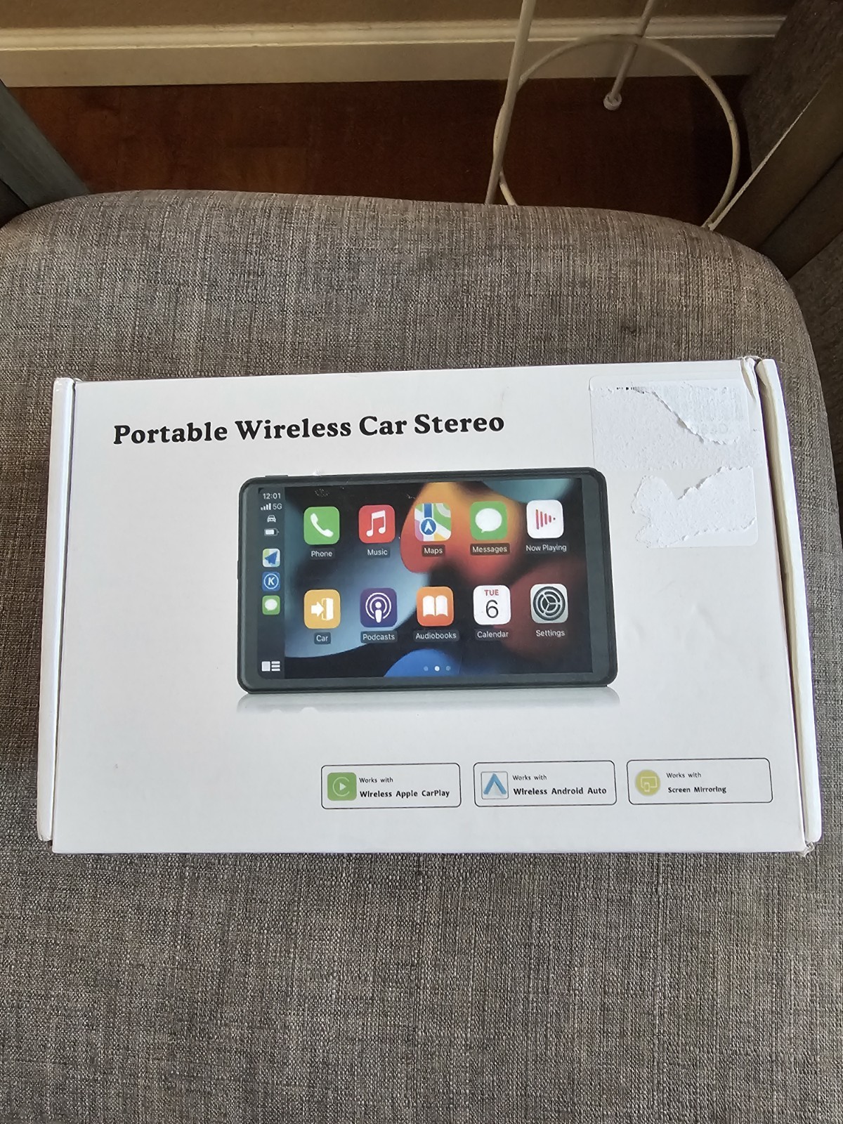 Brand New Portable 7” Wireless Touch Screen Car Stereo Apple Android Compatible
