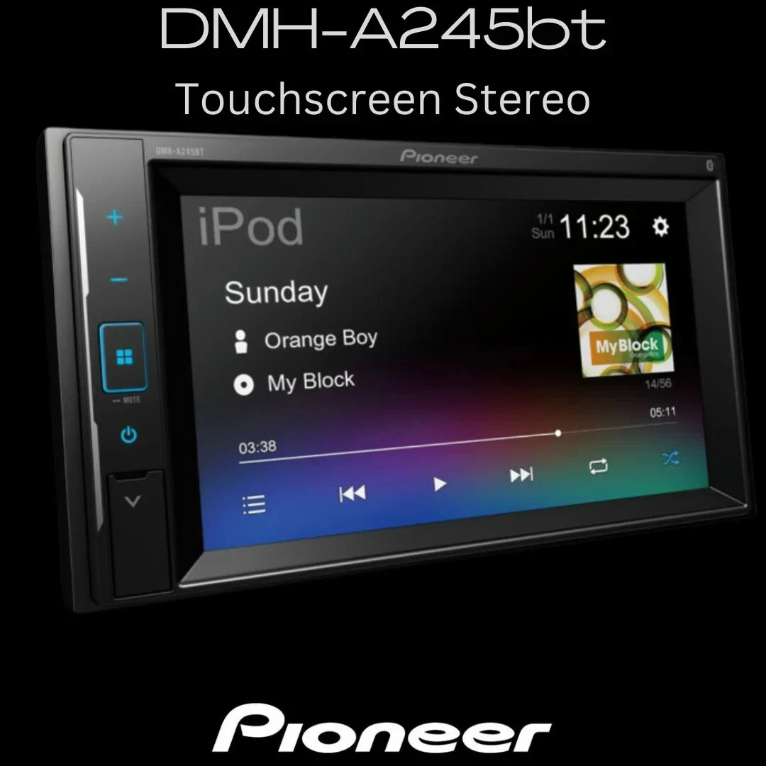 JVC KW-M150BT 6.8″ WVGA Capacitive Display Double DIN Car Stereo Receiver Radio