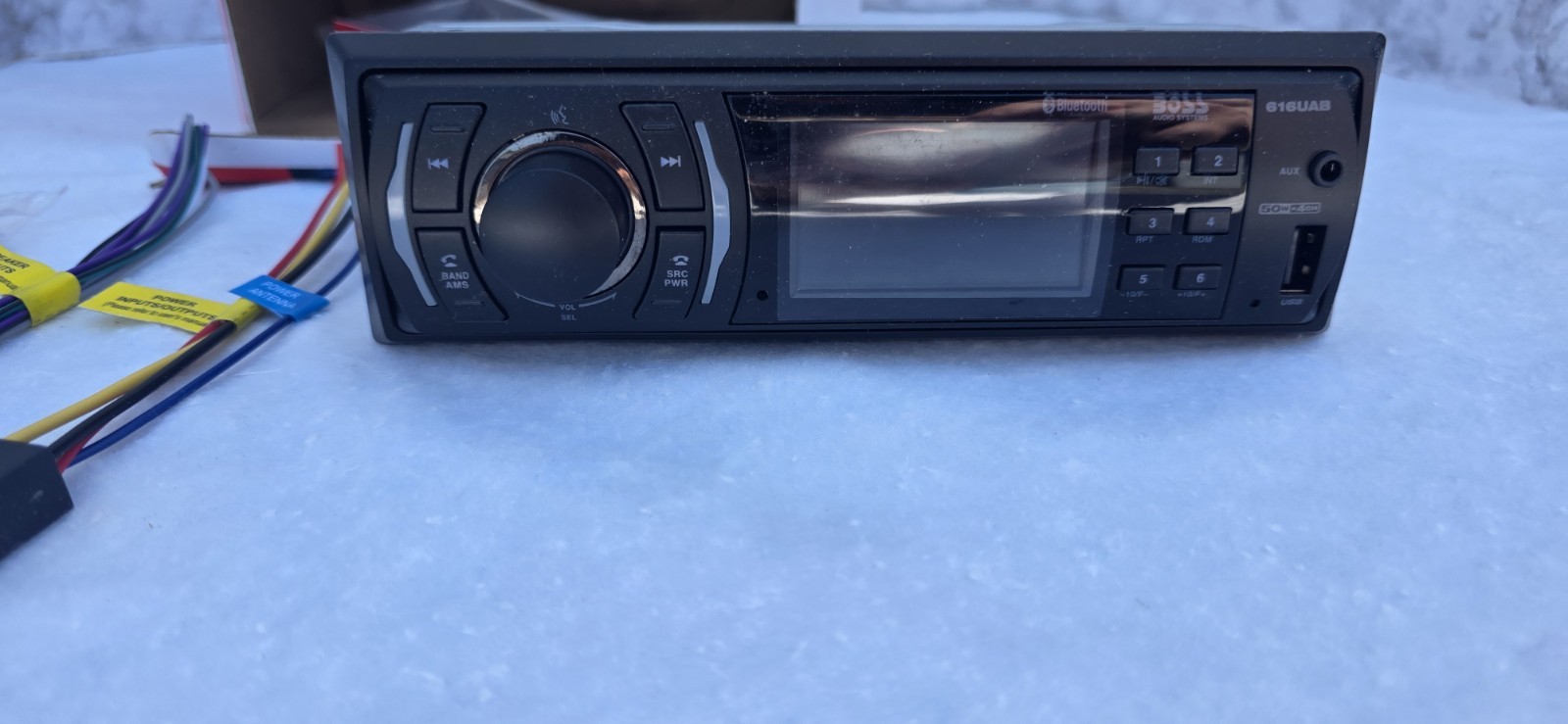 BOSS Audio Systems 616UAB Car Stereo With Bluetooth & Single DIN, MP3, Black