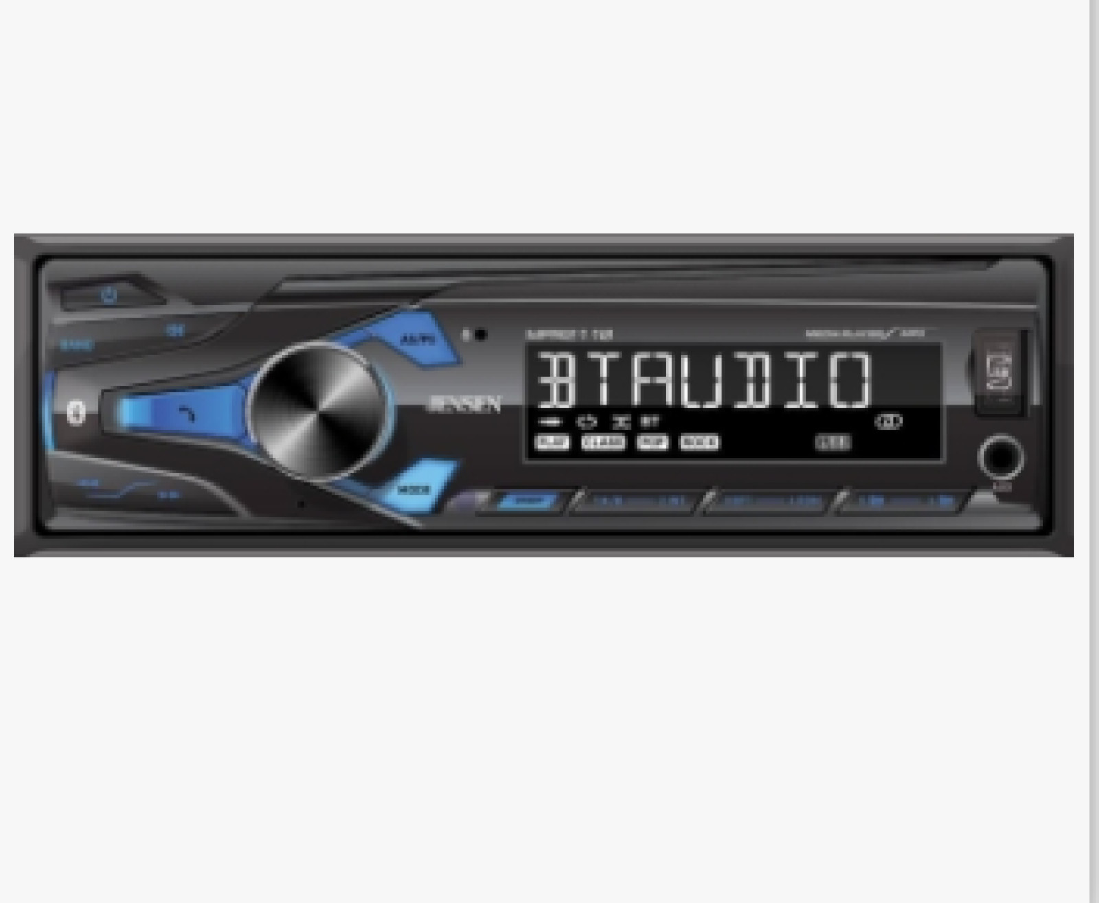 Jensen MPR2110 Digital Media Receiver 1 Din Mechless Am/Fm, Bluetooth Mp3 LCD