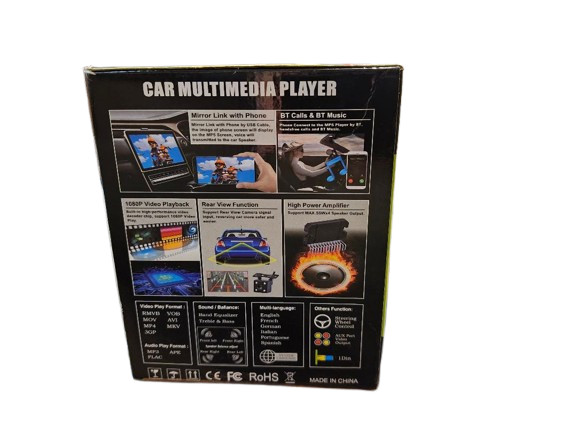 T9 CAR MULTIMEDIA PLAYER 9″ MP5 DIN / 1080P/RADIO/ BT+EQ HD 1080 Open Box