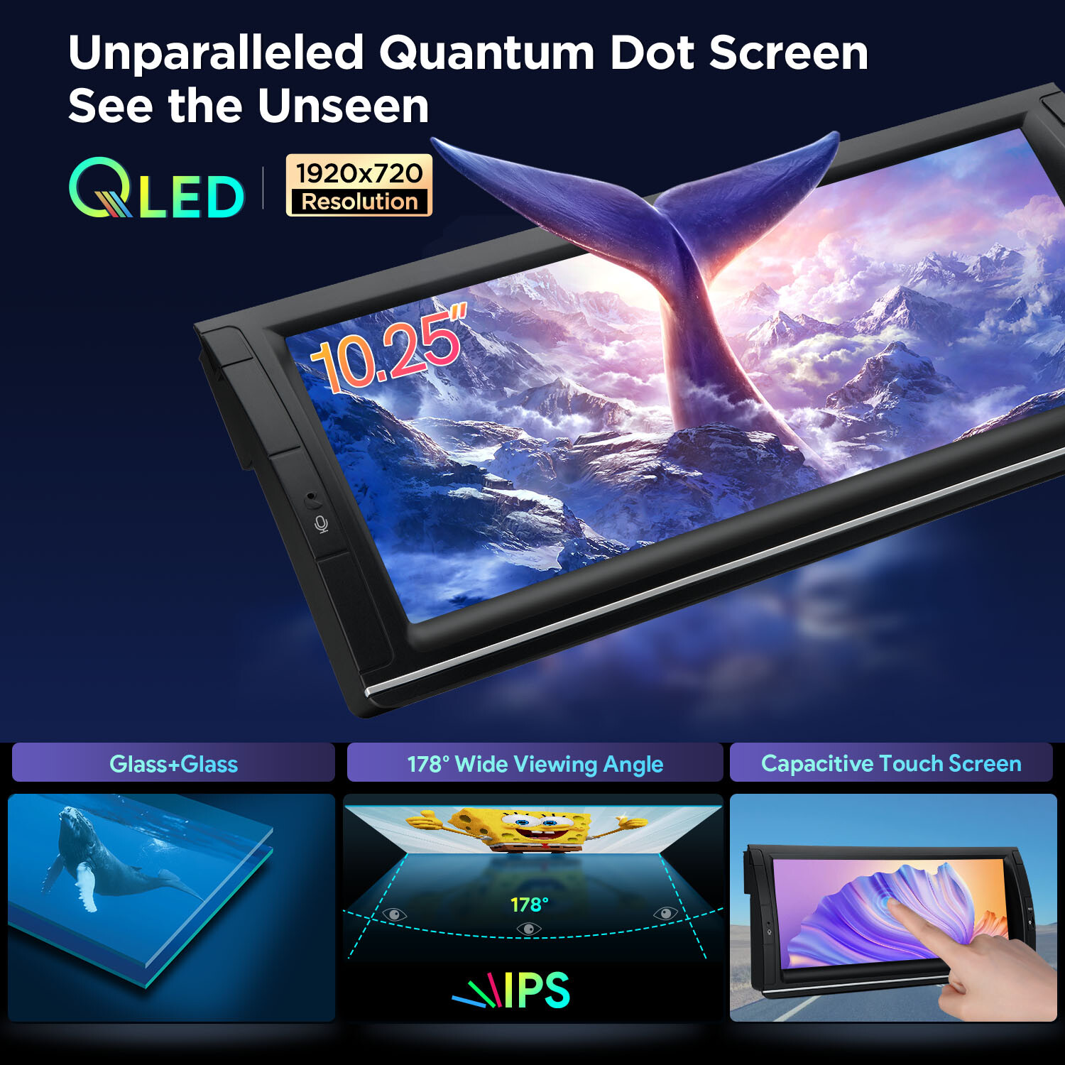 9″ QLED For BMW X5 E53 Android Qualcomm 8Core 256G Car Play GPS Radio Stereo Nav