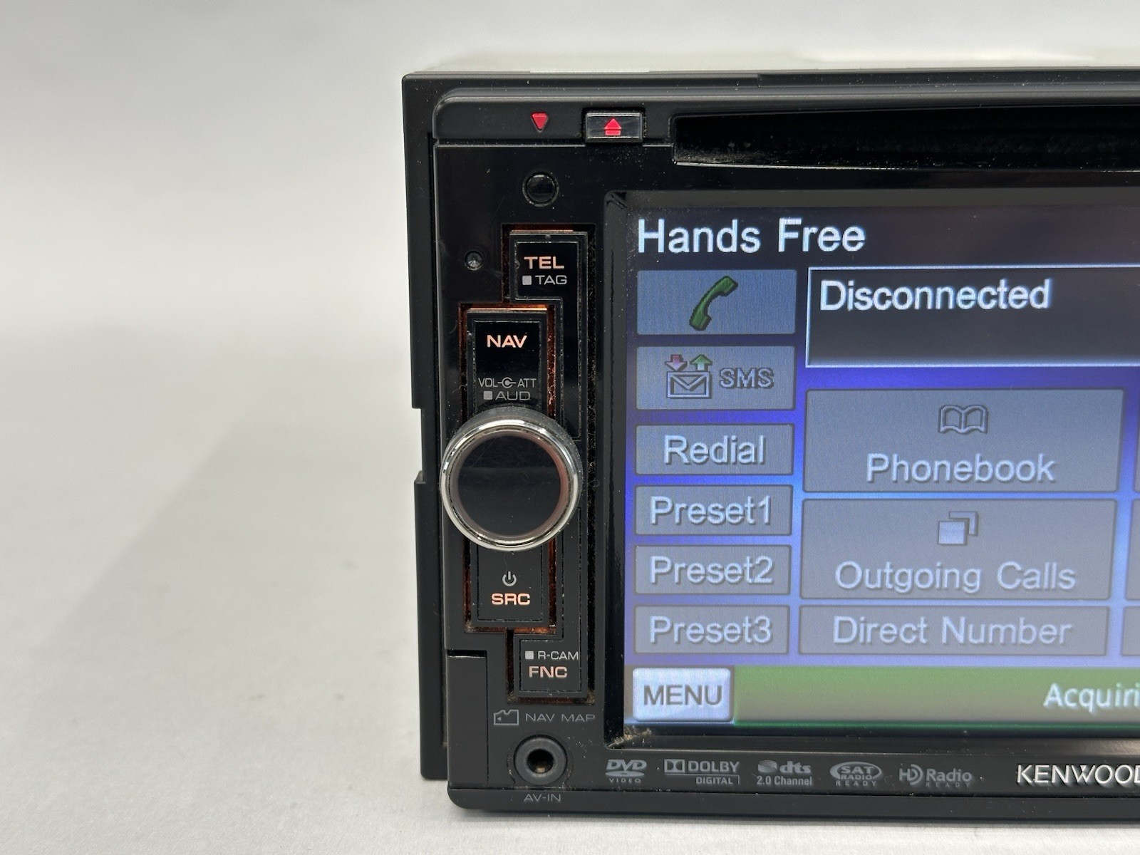 Kenwood DNX5160 Bluetooth Apple Car Play GPS Navigation CD DVD Touchscreen Radio