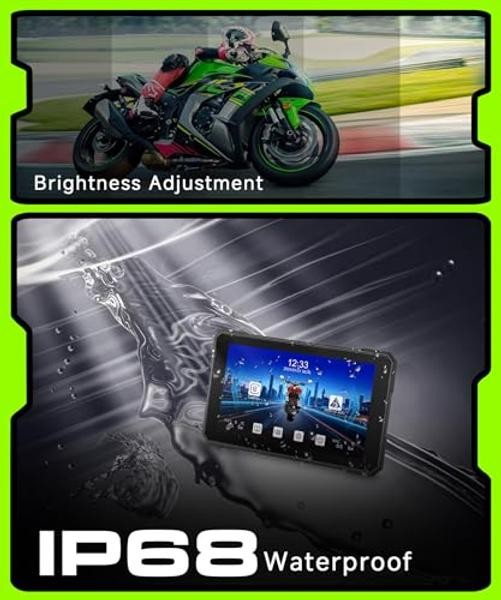 Motorcycle CarPlay Screen Wireless Carplay Android Auto for Motorbike 5 Inch