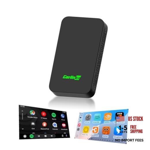 5.0 CarPlay & Android Auto Adapter – 2air – Plug & Play – No Lag – Stable