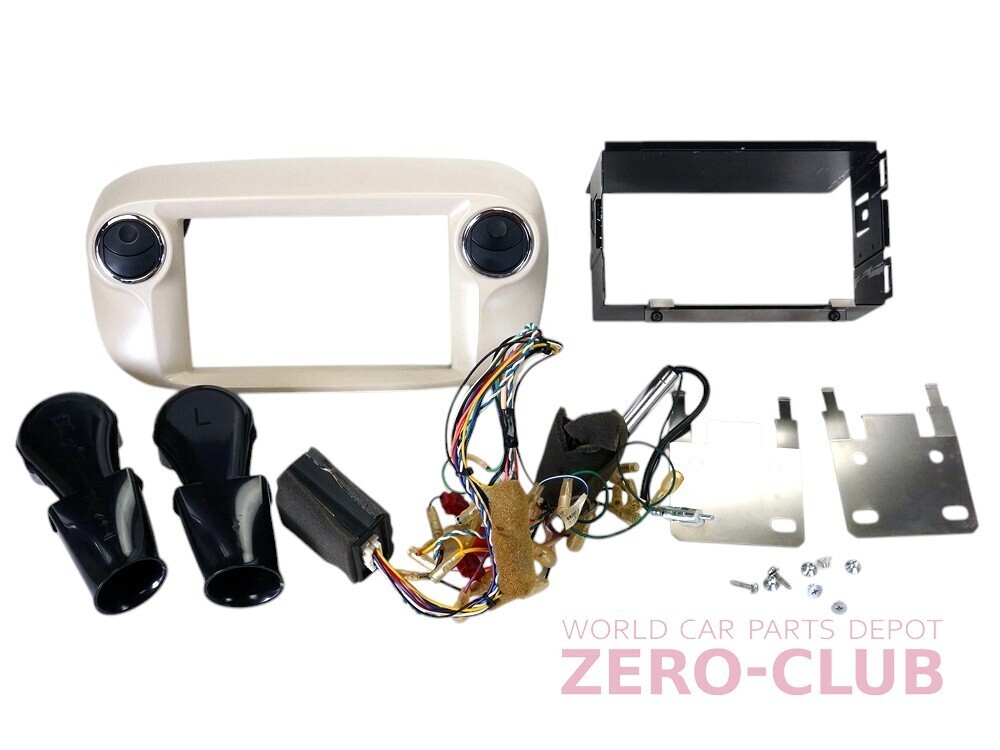 “FIAT 500 312 series/external navigation installation kit audio trim navigation