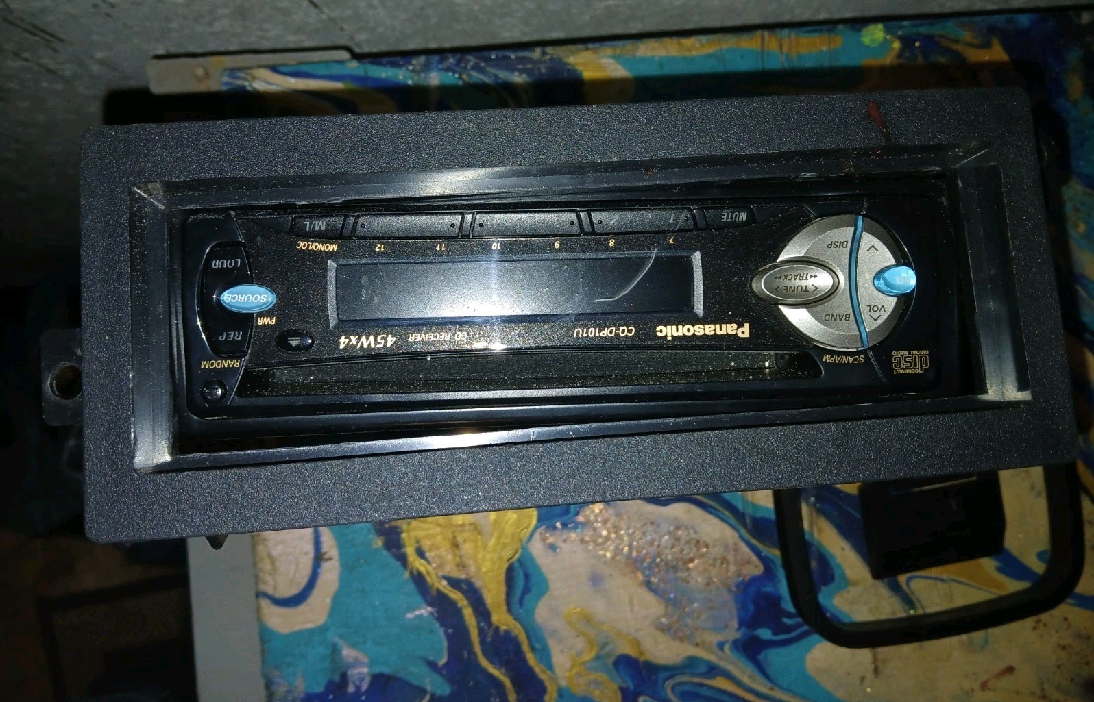 Panasonic CQ-DP101U CD Receiver 1 DIN 45Wx4 FM/AM Radio Car Audio