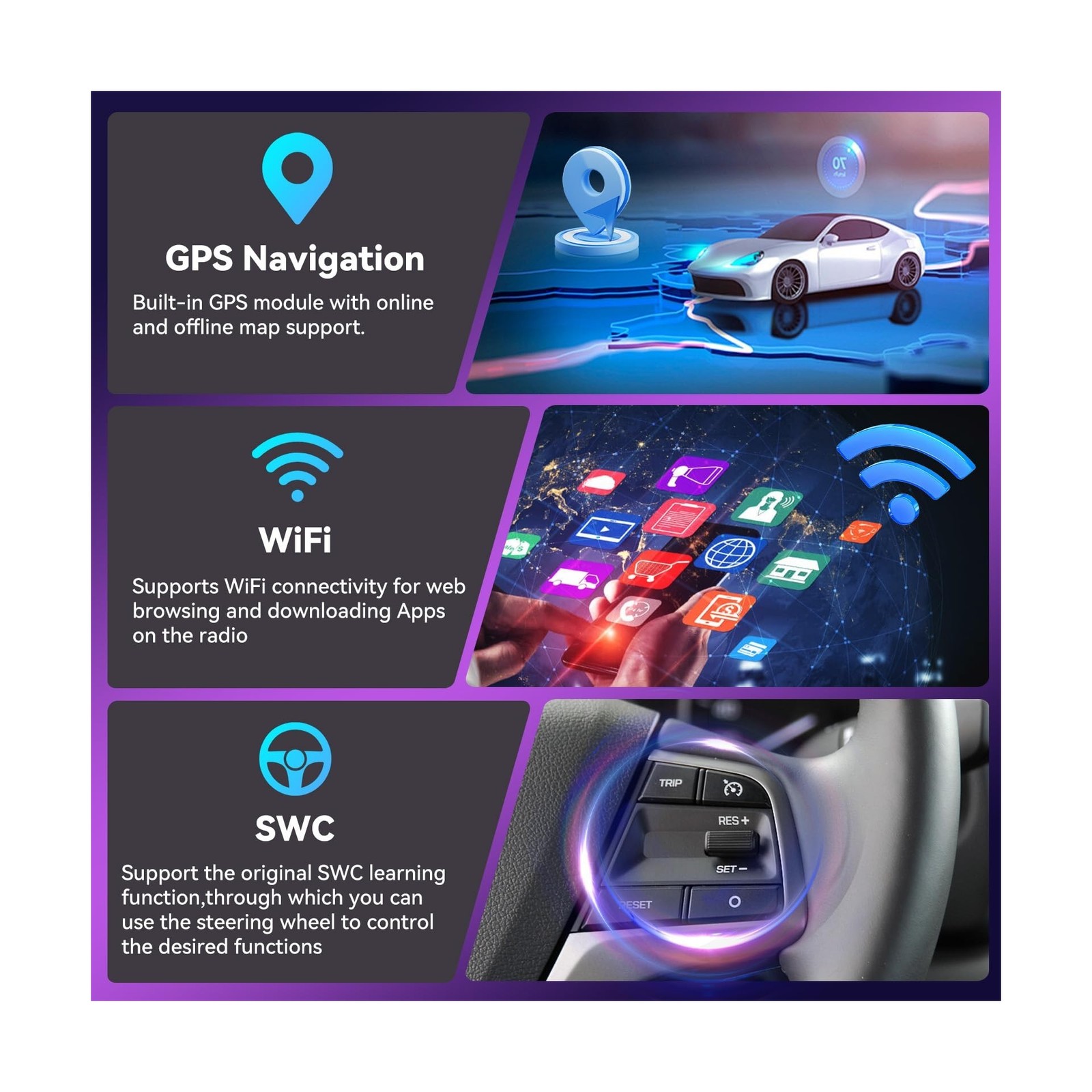 [4G+128G] Car Radio for Hyundai Tucson IX35 2010-2015 with Wireless CarPlay A…