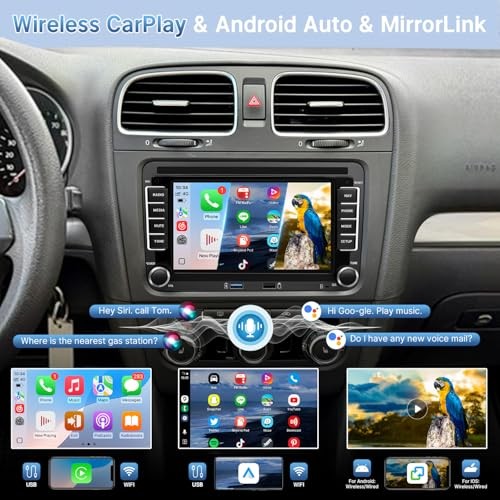 Car Radio for VW Passat Tiguan Jetta Beetle Tiguan Caddy For Low-end VW Models