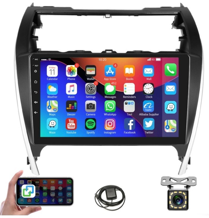 Car Radio Stereo for Toyota Camry 2012 2013 2014, 1G+32G Rimoody Android 13 10.1