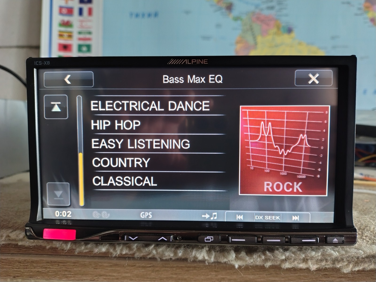 Alpine ICS-X8 Car Stereo Mobile Media Station Fully Working Good Shape Bluetooth