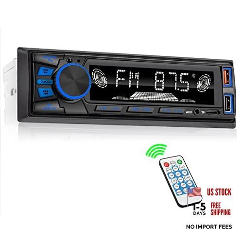 Car Radio Bluetooth Single DIN Car Stereo with Bluetooth,Car Audio with Push