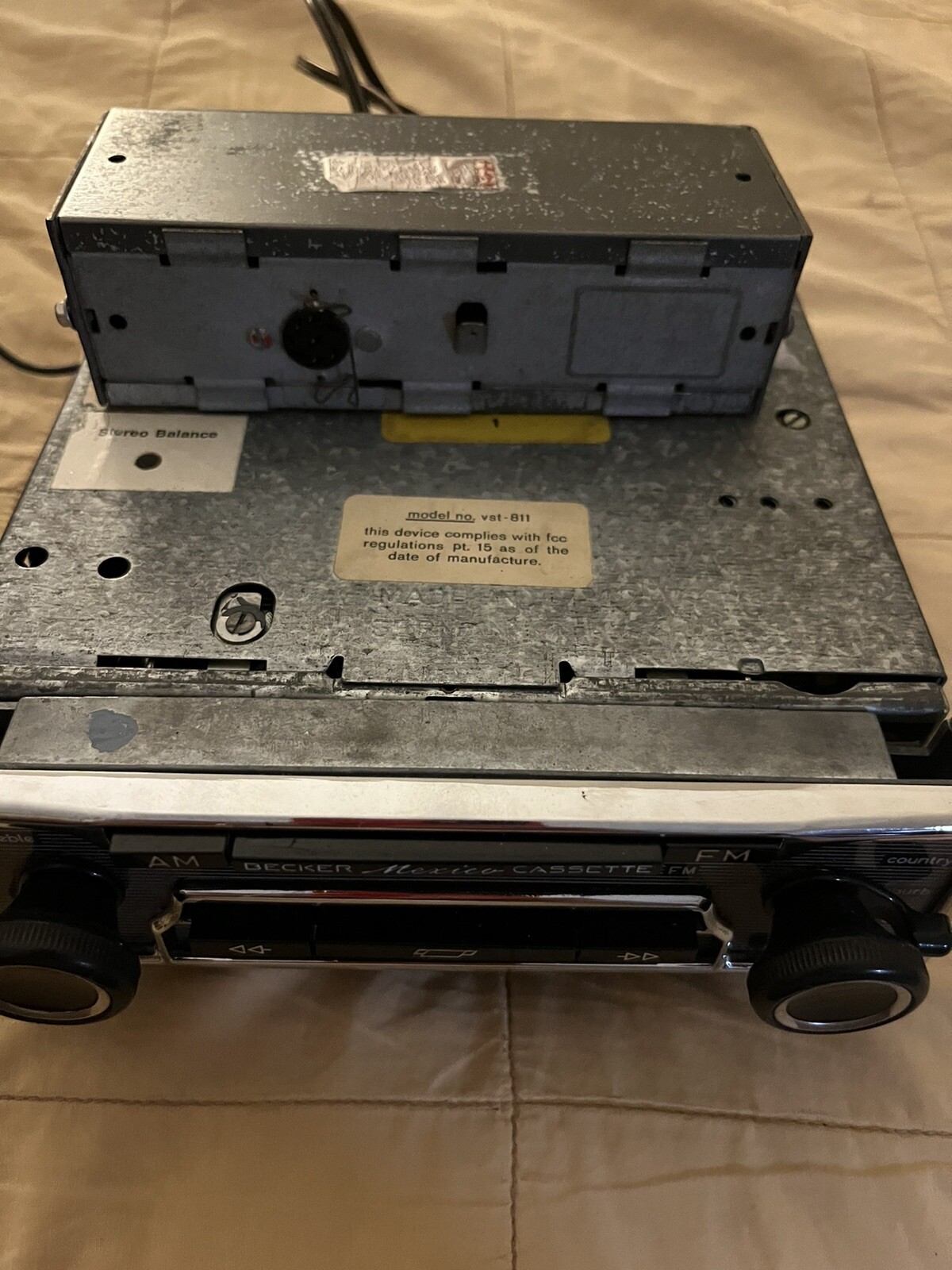 Becker Mexico Cassette Vollstereo with Amp with new Cable