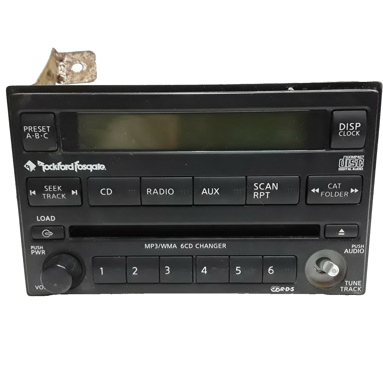08 2008 Nissan Xterra AM FM 6 disc CD Rockford Fosgate radio assembly OEM