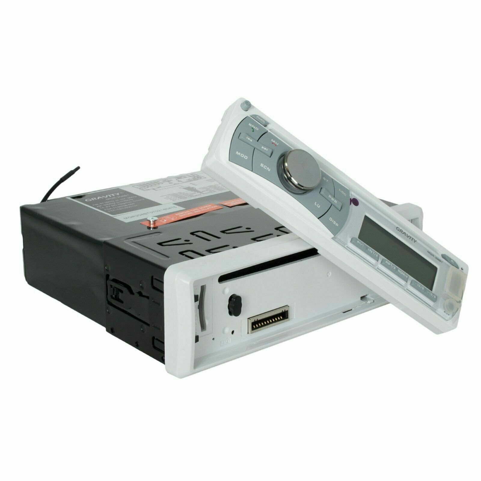 Gravity Marine Boat CD Player Bluetooth AM FM Receiver w/USB/Android/iPhone
