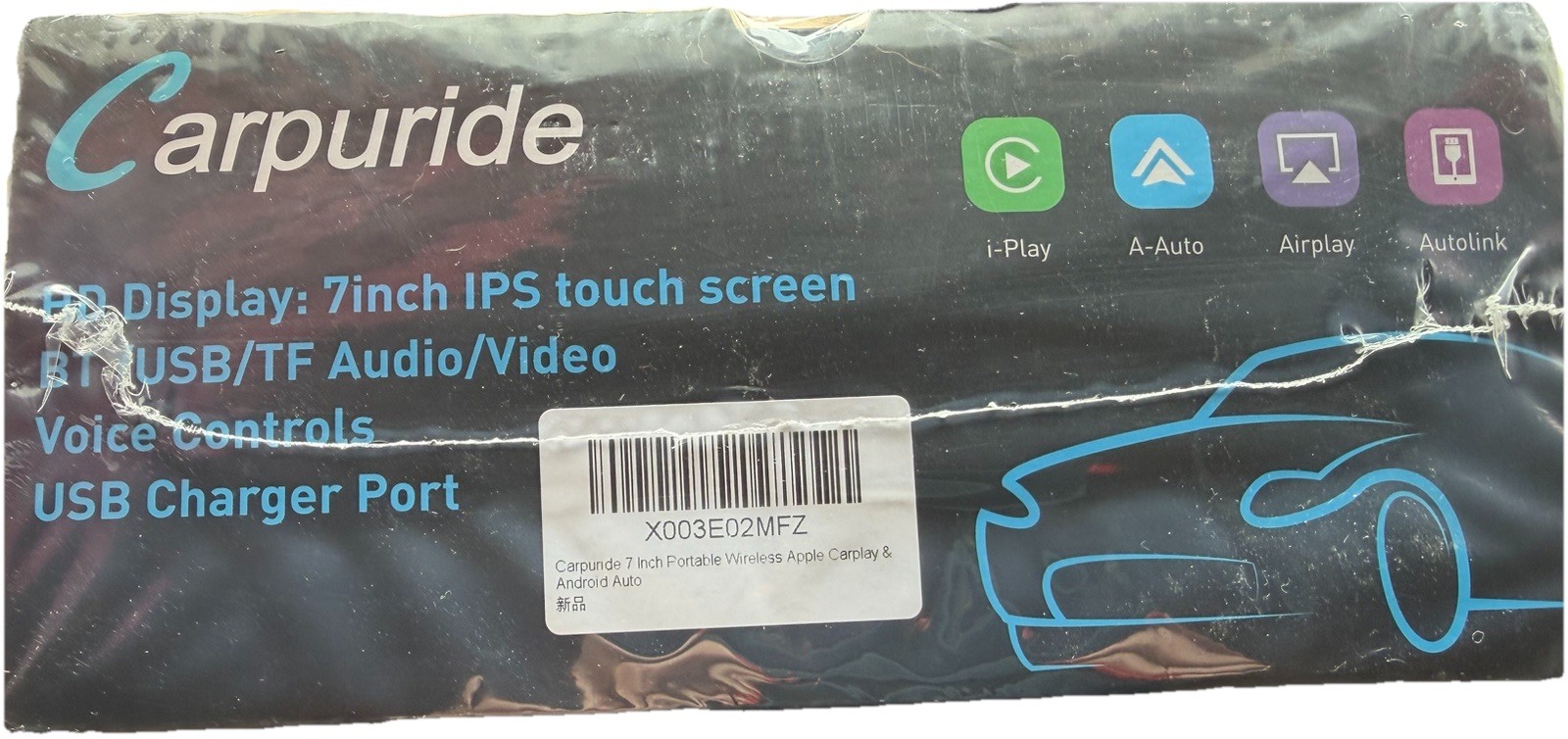 Carpuride 7-Inch HD IPS Touch Screen Bluetooth Voice Control