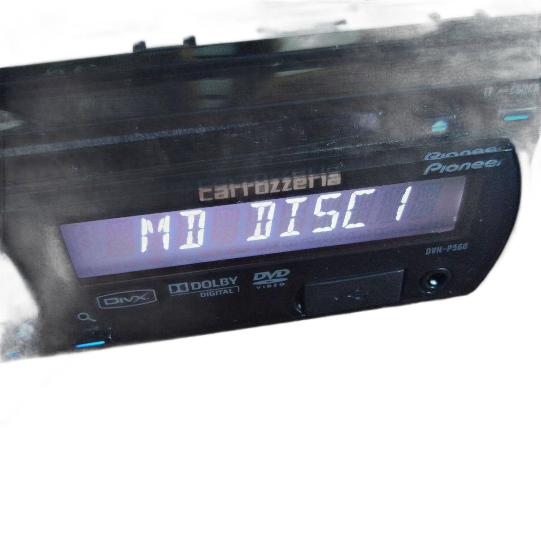 Pioneer MD-P100II 6Disc MiniDisc Changer Player IP-BUS Cable Japan