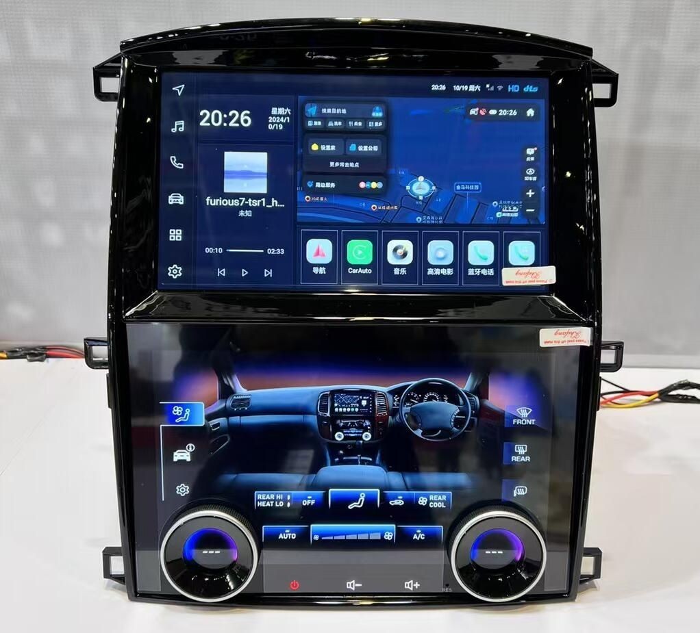 10″ Android Car Radio Carplay Screen For Toyota Land Cruiser 2002-07 Lexus LX470