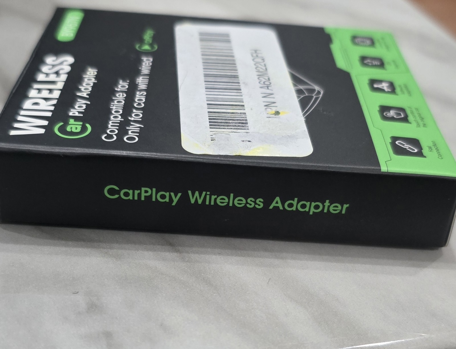 Wireless CarPlay Adapter BY967N Apple CarPlay Wireless Dongle USB – Open Box