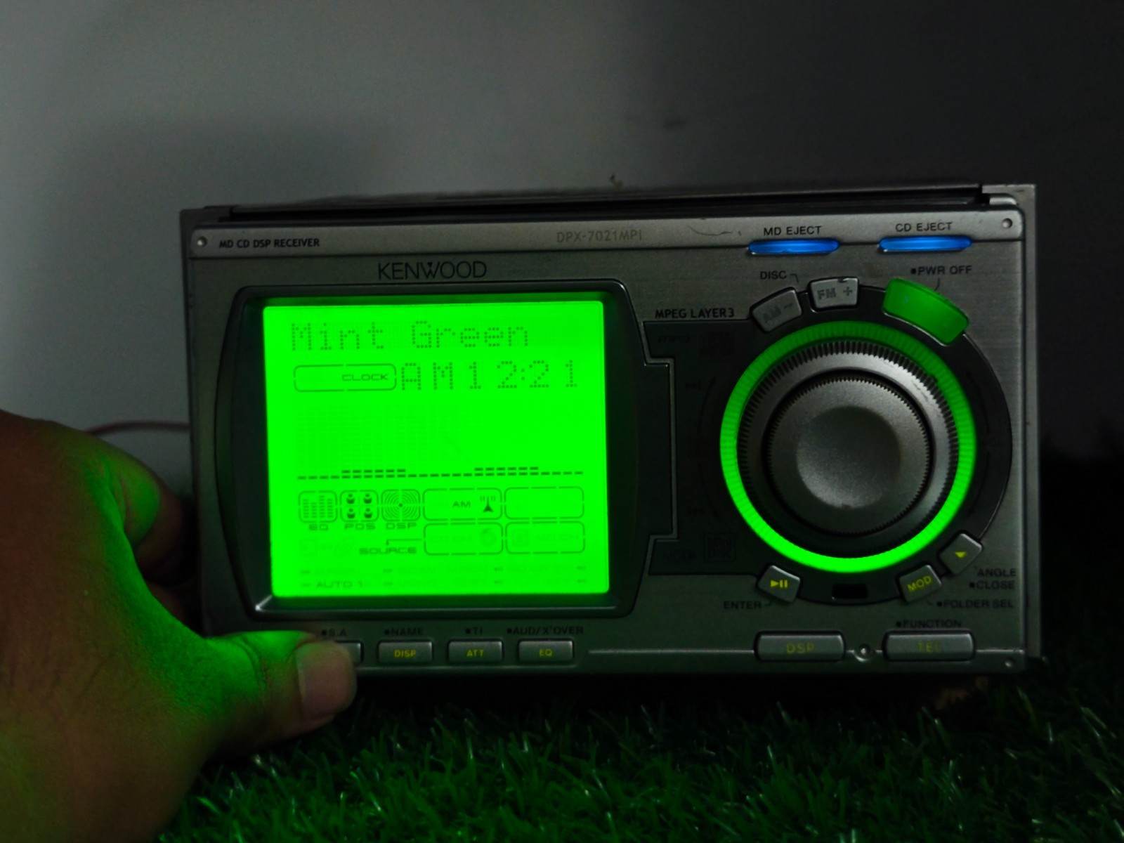 Vintage Kenwood DPX-7021MP Double-DIN CD / MiniDisc Player & DSP Receiver
