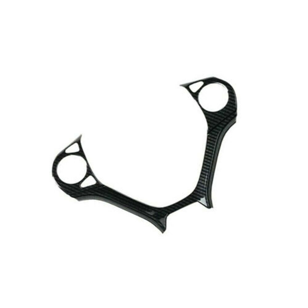 For-Honda Civic 2012-2015 1x Carbon Fiber Style Steering Wheel Frame Cover/Trim