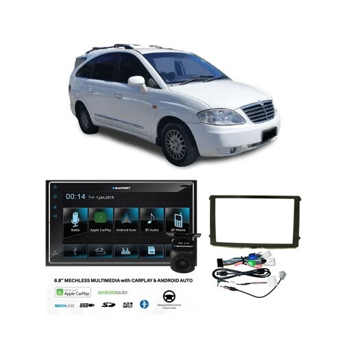Blaupunkt BP800PLAY + RC1.0 Stereo Upgrade for Ssangyong Stavic 2006-2012 (A100)