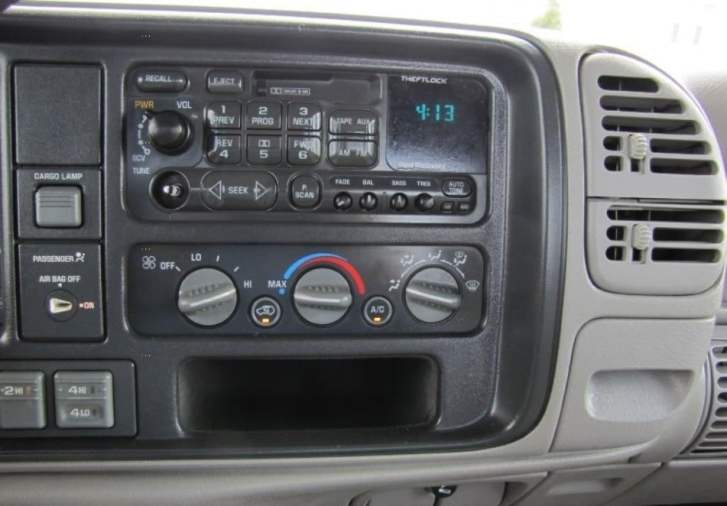 Radio Stereo CD Replacement Pocket Kit Compatible with Chevrolet Black