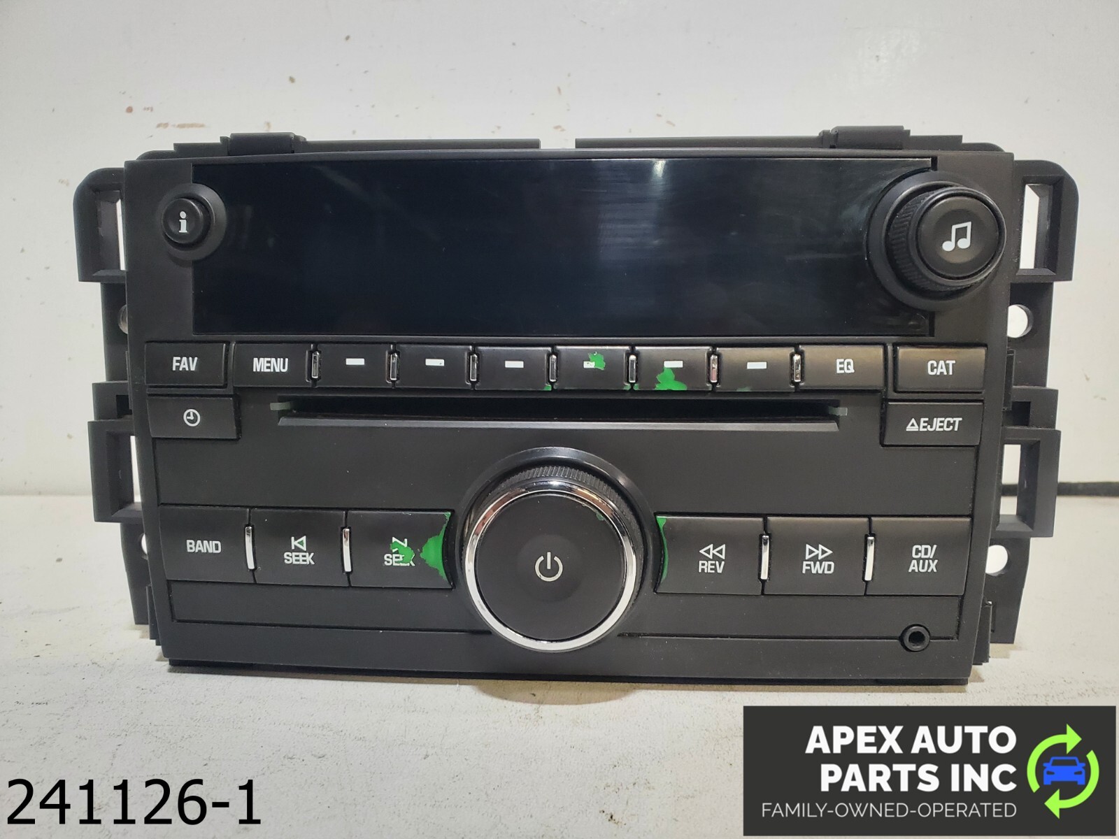 OEM 2008-2012 Buick Enclave 3.6L Stereo CD DVD Player Radio 20935116